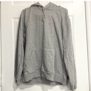 2/$20 Relaxed Fit Grey Hoodie Size L
